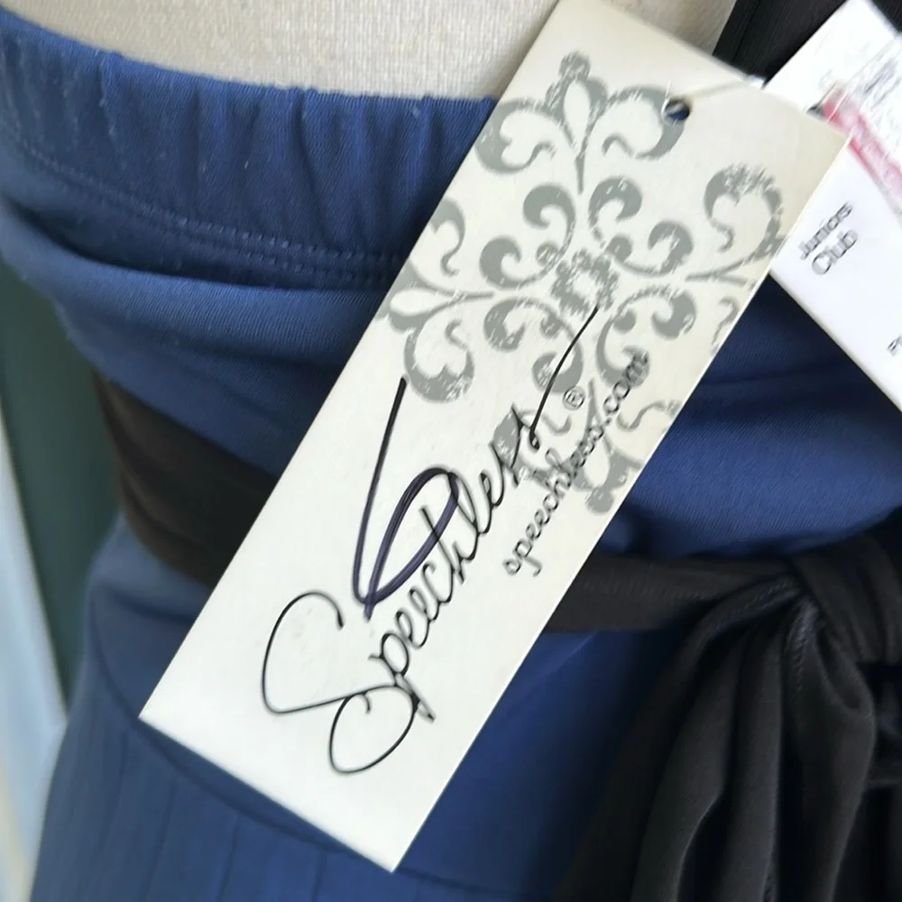 Speechless Elegant Blue and Black Women's Dress size Medium Junior